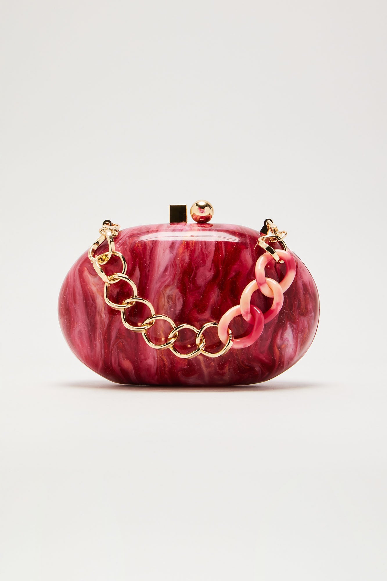 Majestic Swirl Clutch - Pink/combo