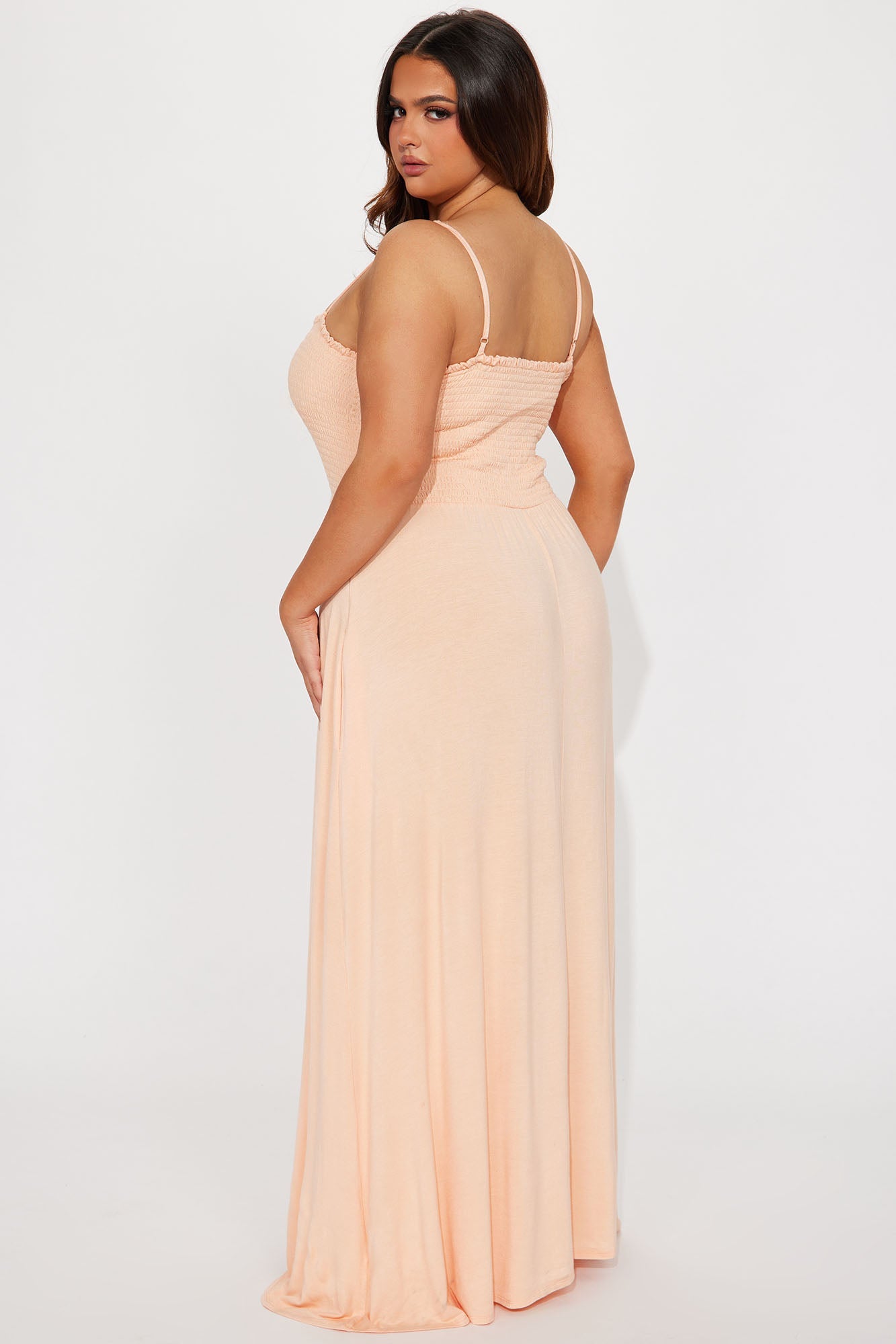 Holly Maxi Dress - Peach