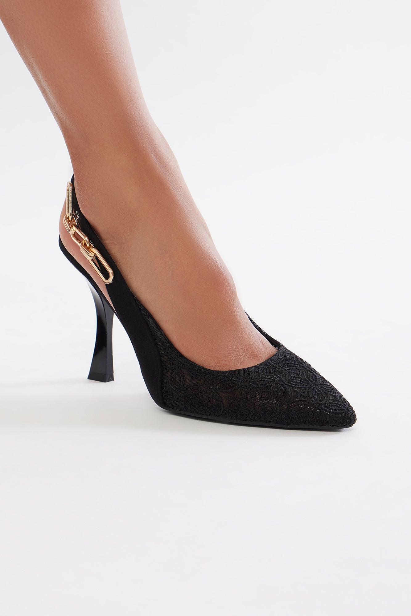 Elvera Slingback Pumps - Black