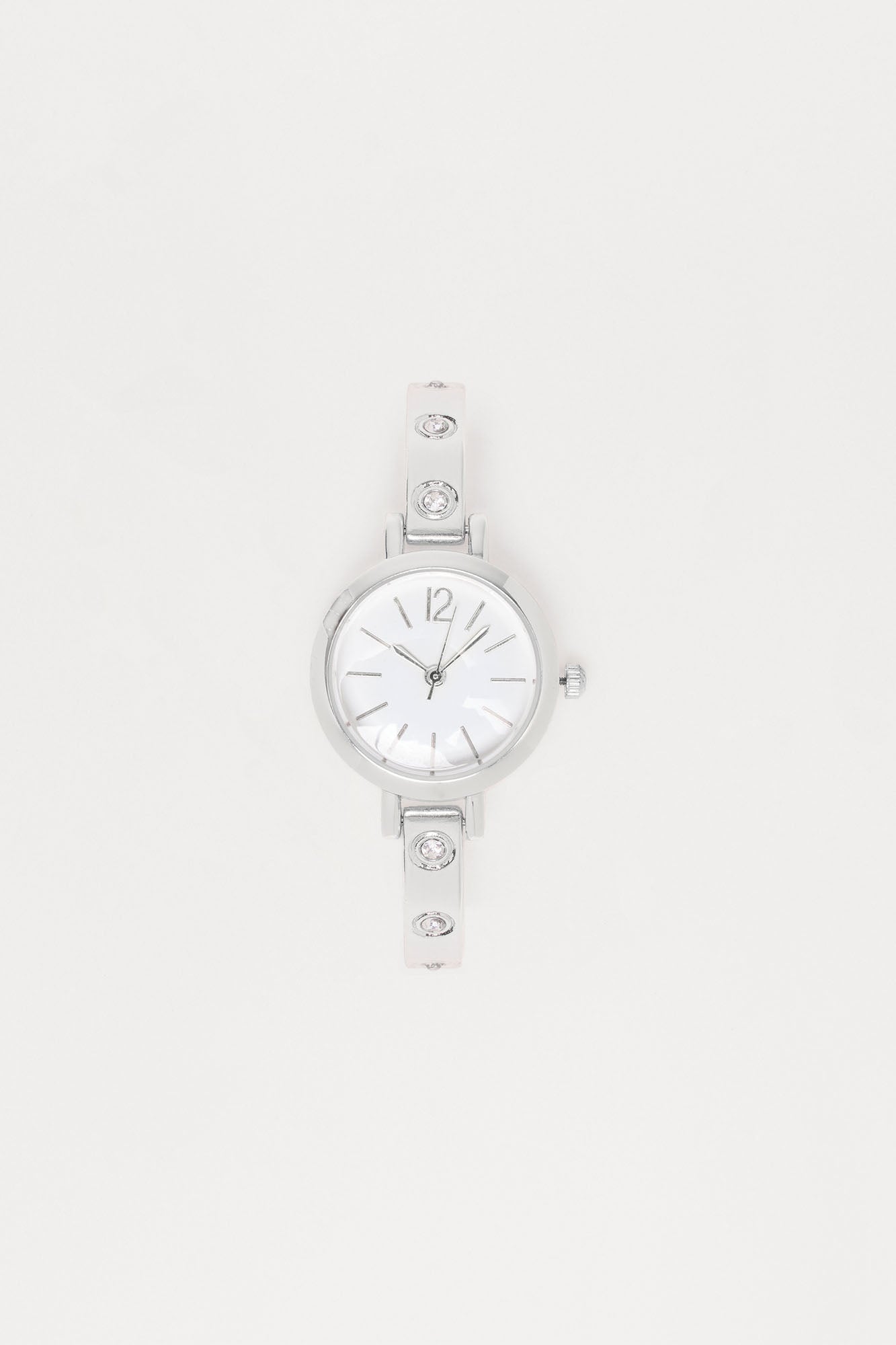 Watch Your Step Metal Watch - Silver