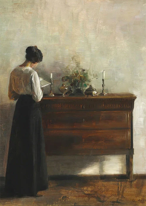 The Artist's Wife by Carl Holsøe